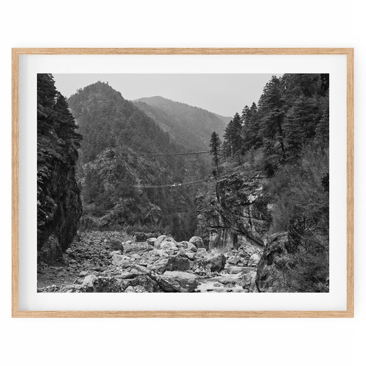 Nepal - Hillary Bridge- #124 BW