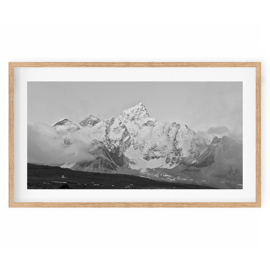 Nepal - Mt Everest & Mt Nuptse - #135 BW