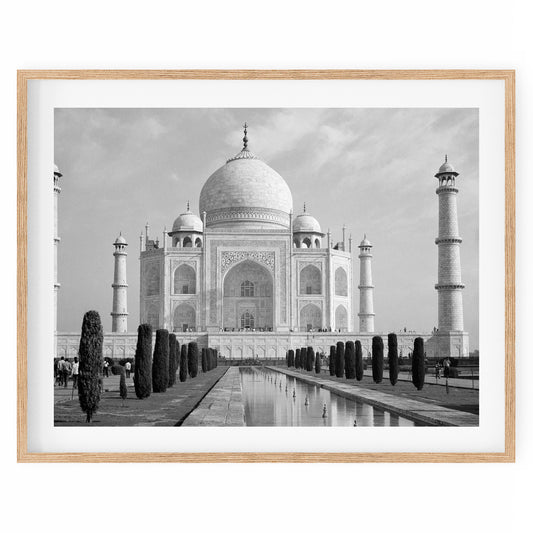 India - Taj Mahal #01 BW