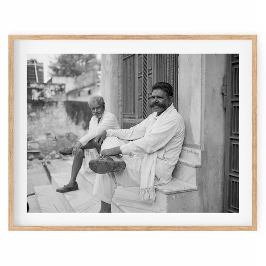 India - Portrait of two men #48 BW