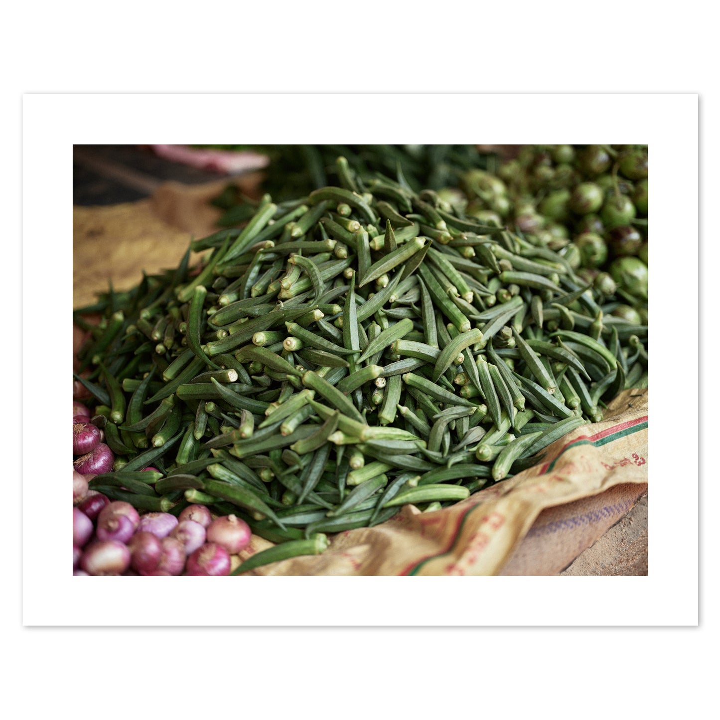 India - Market Okra #38