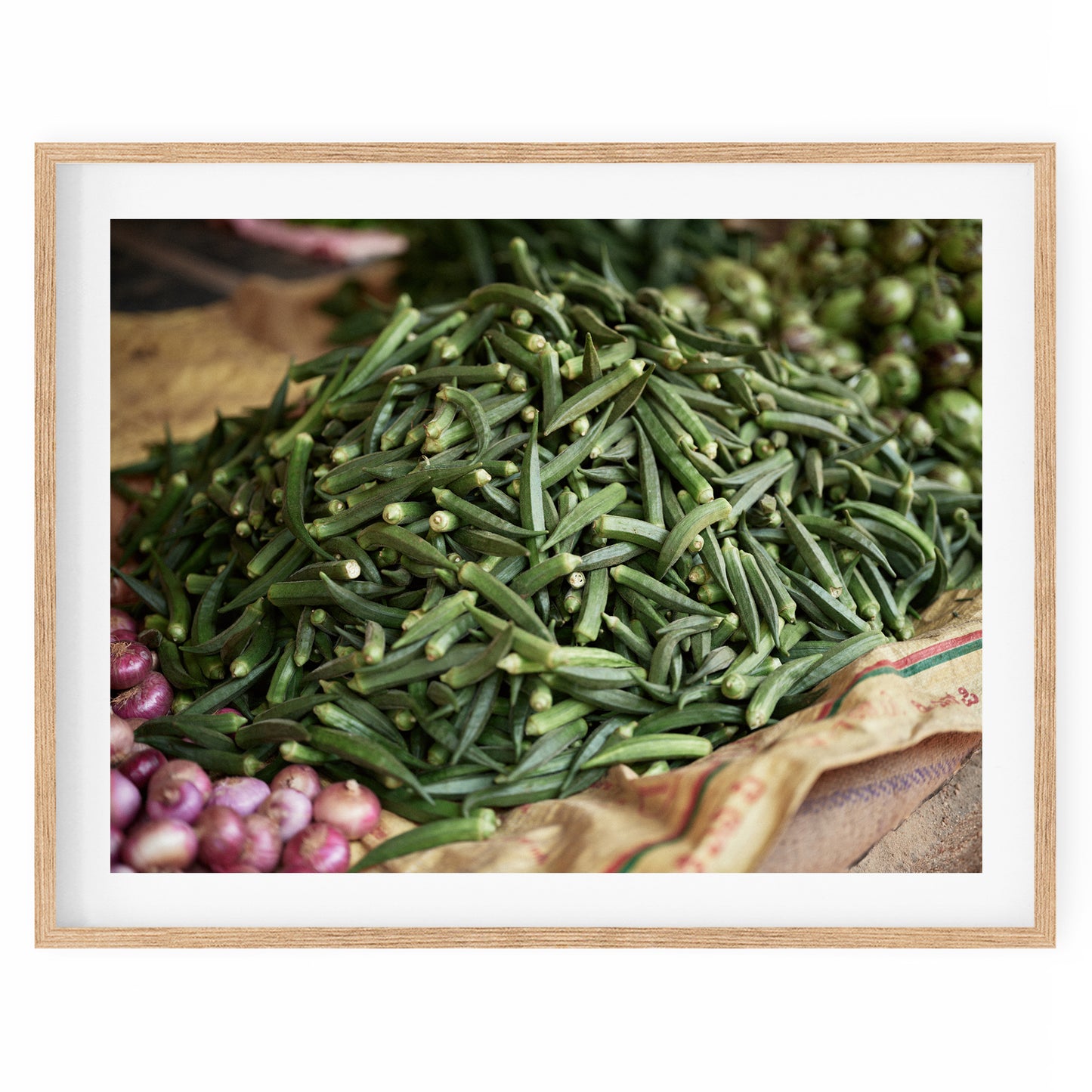 India - Market Okra #38