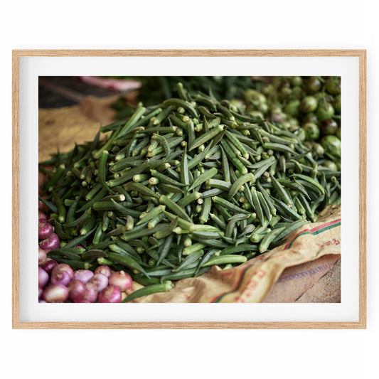 India - Market Okra #38