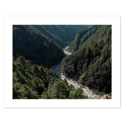 Nepal - Winding river, #53