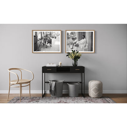 India - Portrait of two men #48 BW