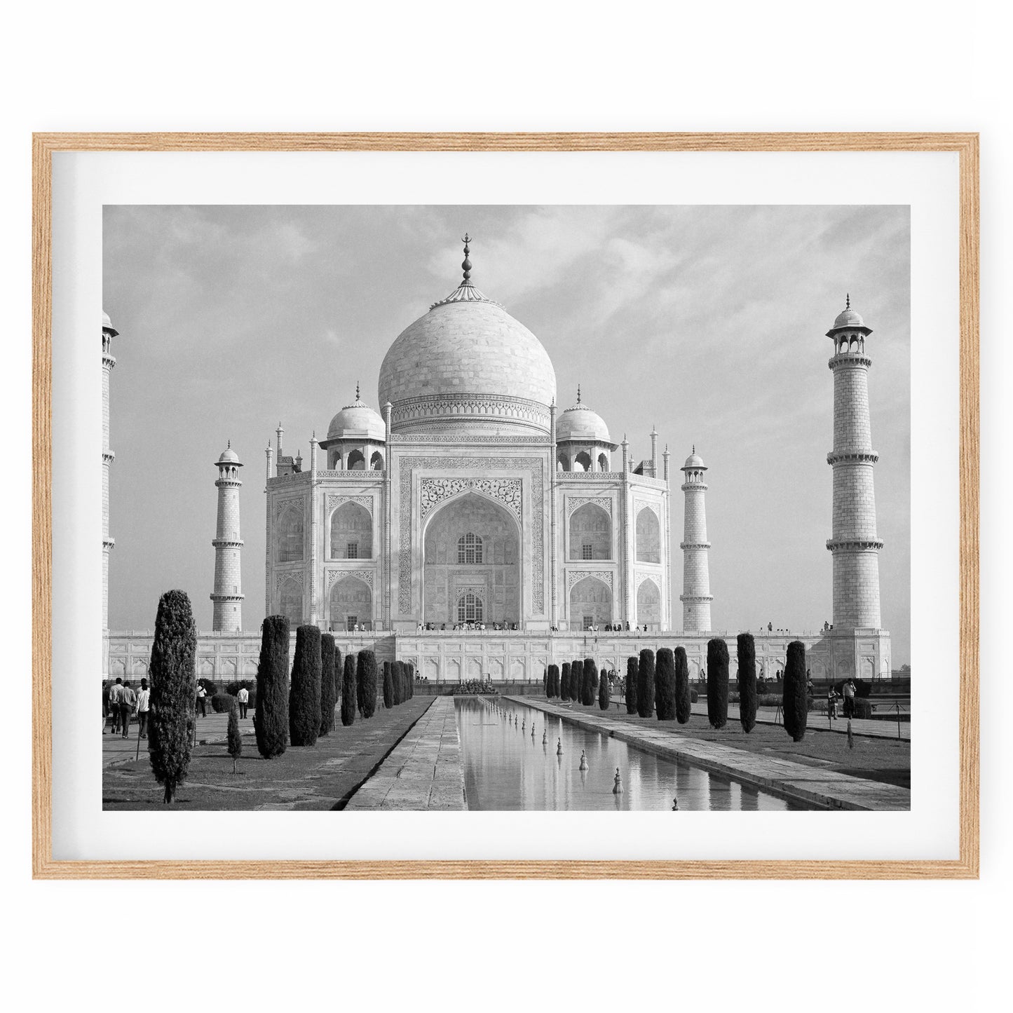 India - Taj Mahal #01 BW