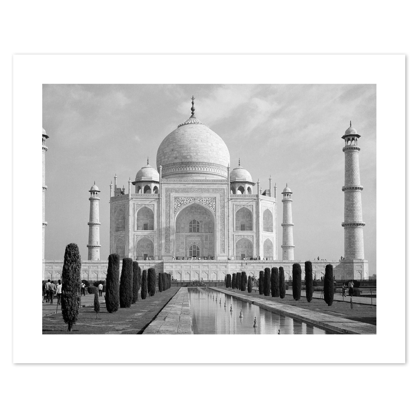 India - Taj Mahal #01 BW