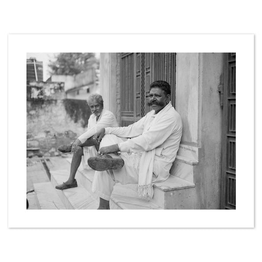 India - Portrait of two men #48 BW