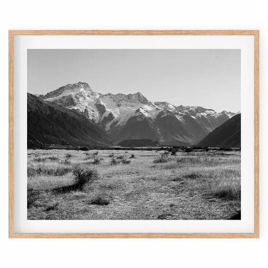 New Zealand - Mt Cook National Park #15 BW